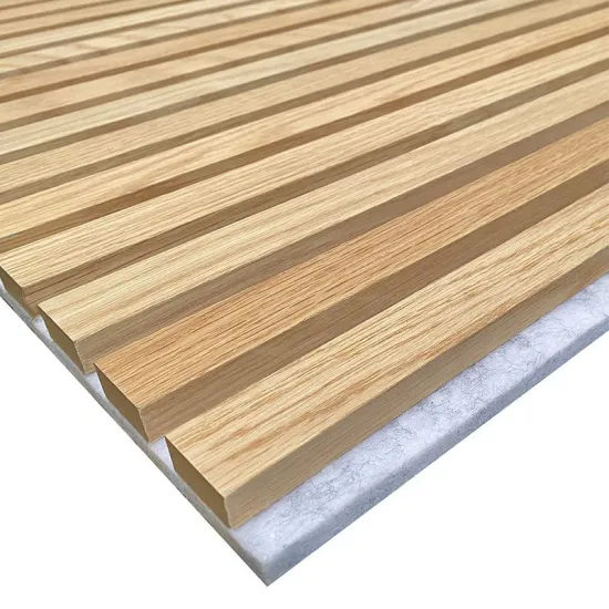 Luxury 3-side Akupanle Wood Slat Acoustic Wall Panels