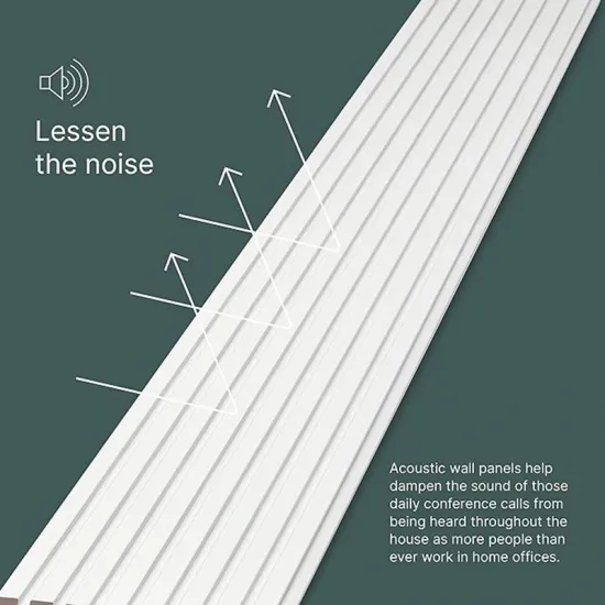 PVC Veneer Acoustic Wall Panles