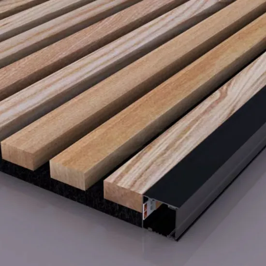 Luxury LED Slat Akupanle Wood Slat Acoustic Wall Panels