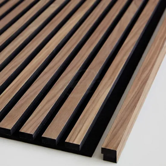 Wood Slat End Strip for Acoustic Panle