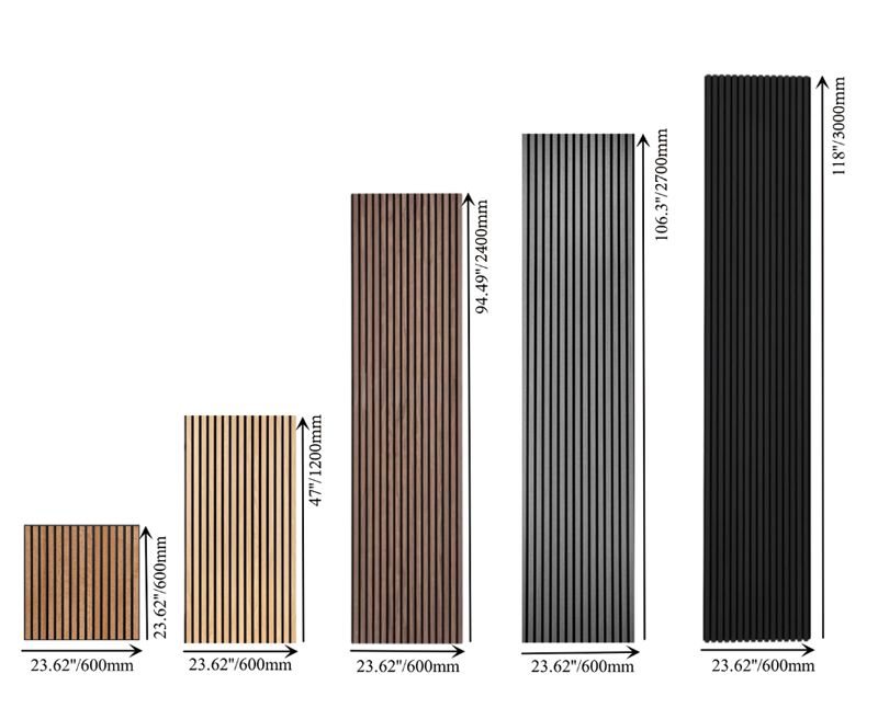 PVC Veneer Acoustic Wall Panles